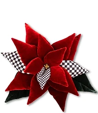 MacKenzie-Childs Holiday Collection Large Velvet Poinsettia