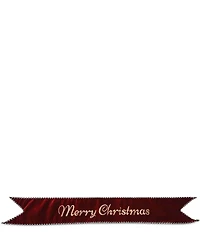 MacKenzie-Childs Holiday Collection #double;Merry Christmas#double; Velvet Banner