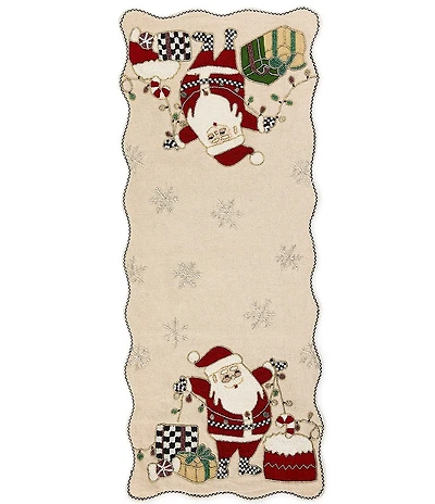 MacKenzie-Childs Santa Table Runner