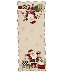 MacKenzie-Childs Santa Table Runner