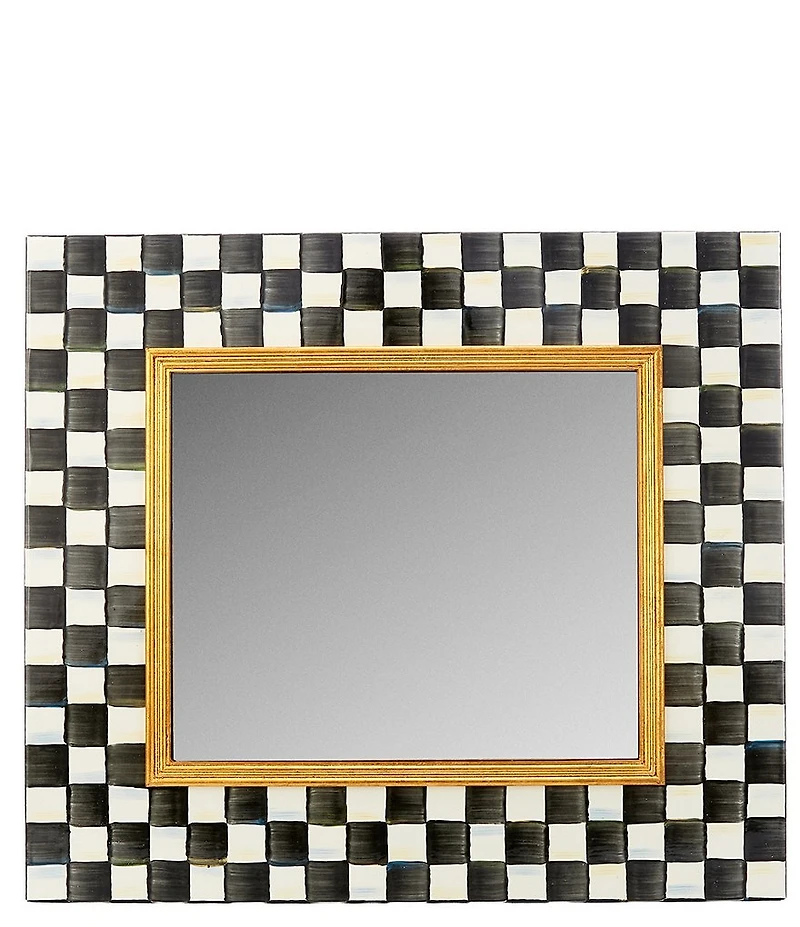 MacKenzie-Childs Home & Lamps Collection Check Enamel Wall Mirror