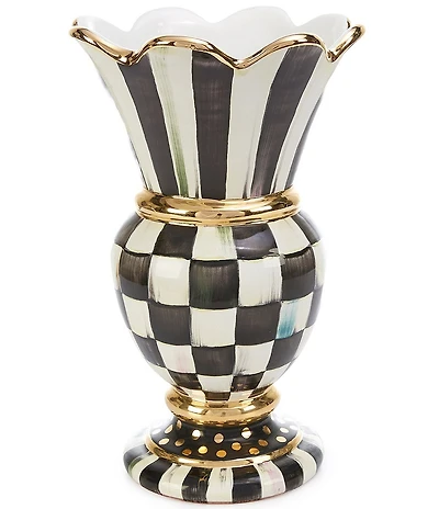 MacKenzie-Childs Limited Courtly Check Great Sculpture Vase