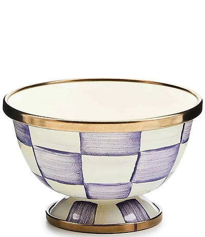 MacKenzie-Childs Check Enamel Little Sugar Bowl