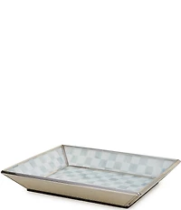 MacKenzie-Childs Check Small Glass Tray