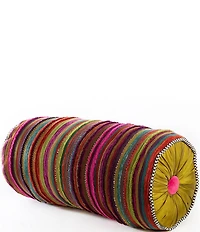 MacKenzie-Childs Paradise Stripe Bolster Pillow