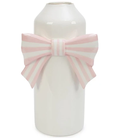 MacKenzie-Childs Rosy Bow Vase