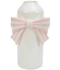 MacKenzie-Childs Rosy Bow Vase