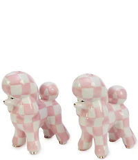 MacKenzie-Childs Rosy Poodle Salt & Pepper Set