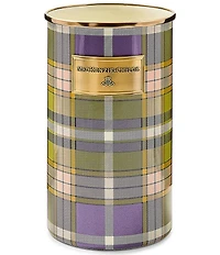 MacKenzie-Childs Tartan Enamel Utensil Holder