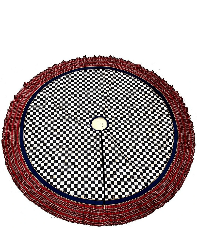 MacKenzie-Childs Timeless Tartan Collection Tree Skirt