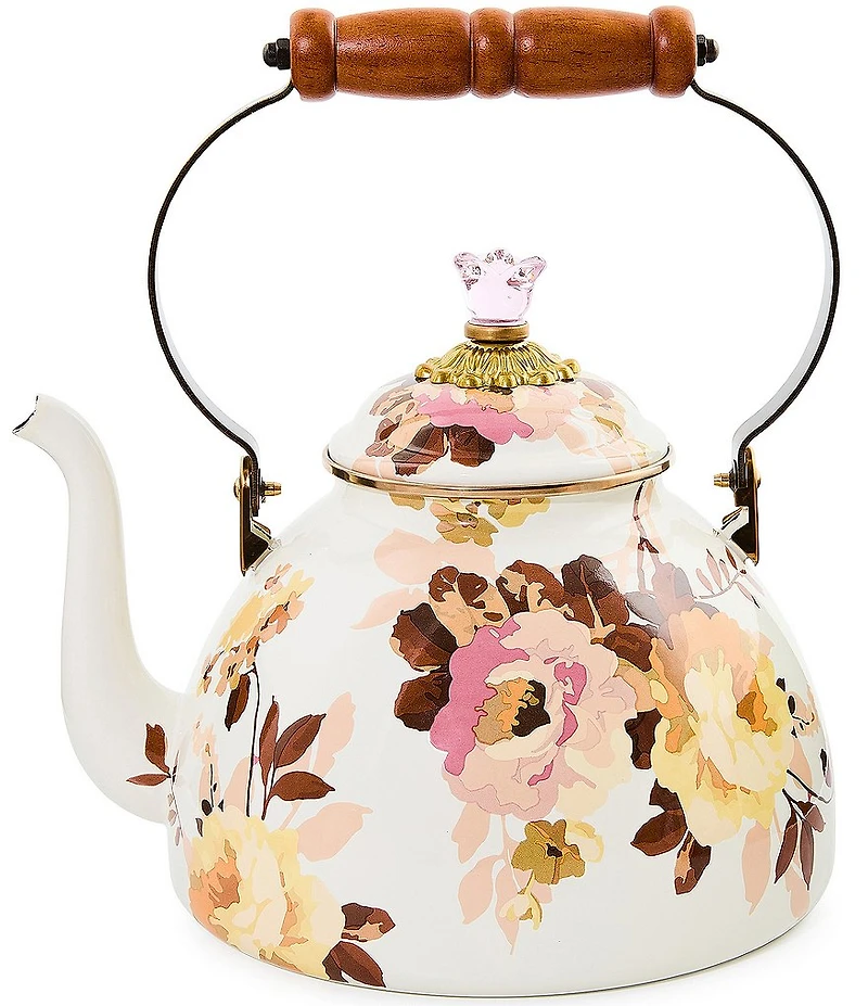 MacKenzie-Childs Wild Rose 3-Qt. Tea Kettle