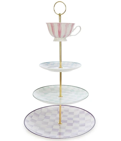 MacKenzie-Childs Wonderland Three Tier Sweet Stand