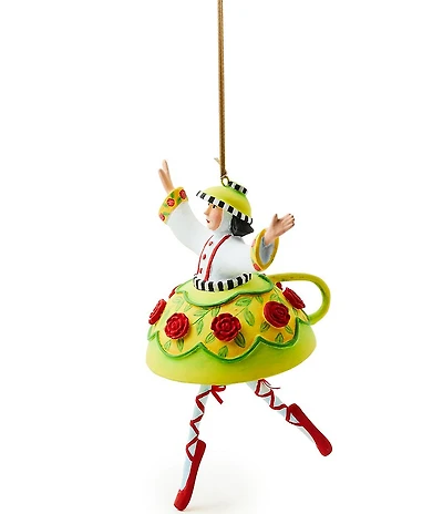 MacKenzie-Childs x Patience Brewster Holiday Collection Nutcracker Suite Chinese Teacup Ornament