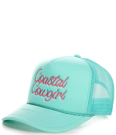 Madley Girls Coastal Cowgirl Embroidered Trucker Hat