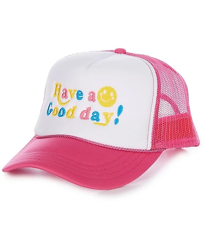 Madley Girls Have A Good Day Embroidered Trucker Hat
