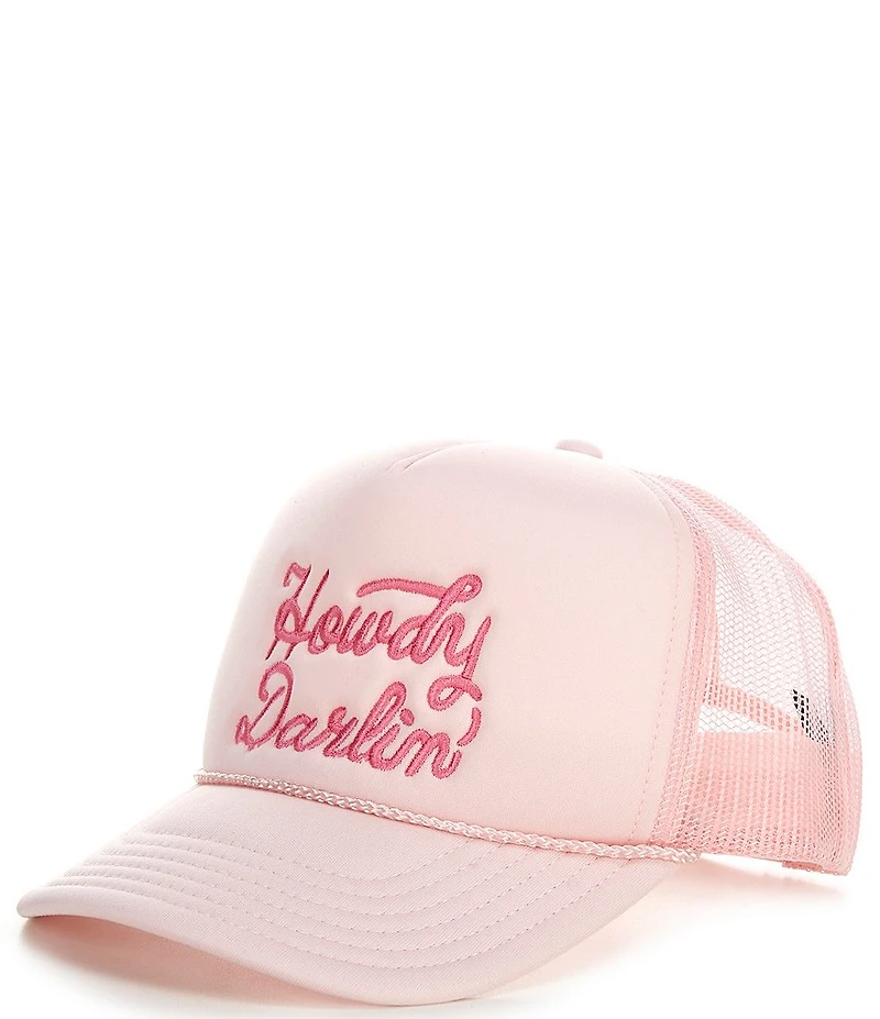 Madley Girls Howdy Darlin Embroidered Trucker Hat