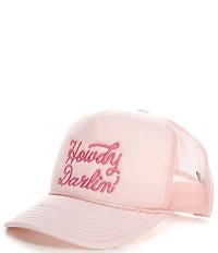 Madley Girls Howdy Darlin Embroidered Trucker Hat