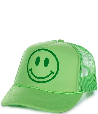 Madley Girls Mono Smiley Trucker Hat