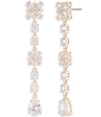 Marchesa Crystal Linear Drop Earrings