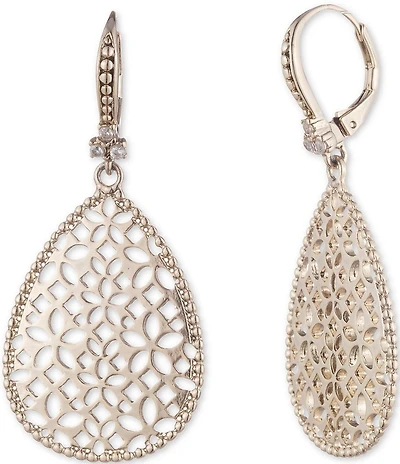 Marchesa Medium Filigree Orbital Drop Earrings