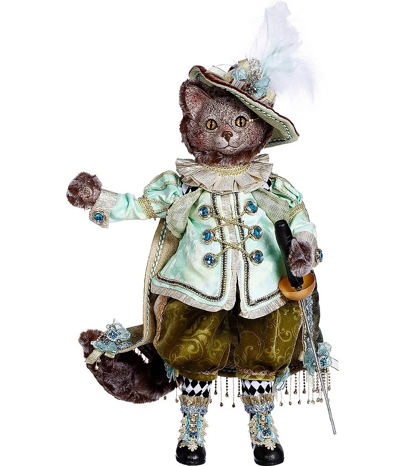 Mark Roberts 3 Musketeer Cat, Swordman- 19.5 Inch. Figurine