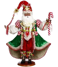 Mark Roberts African American Candy Cane And Cookie Santa Figurine