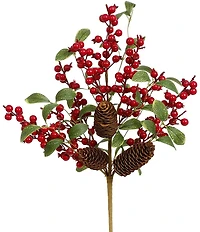 Mark Roberts Burgundy Berries Pick Set of 6