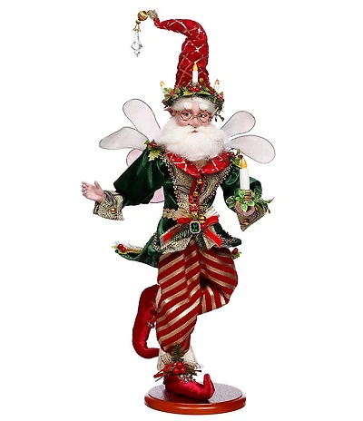 Mark Roberts Christmas Candle Fairy Figurine On Base