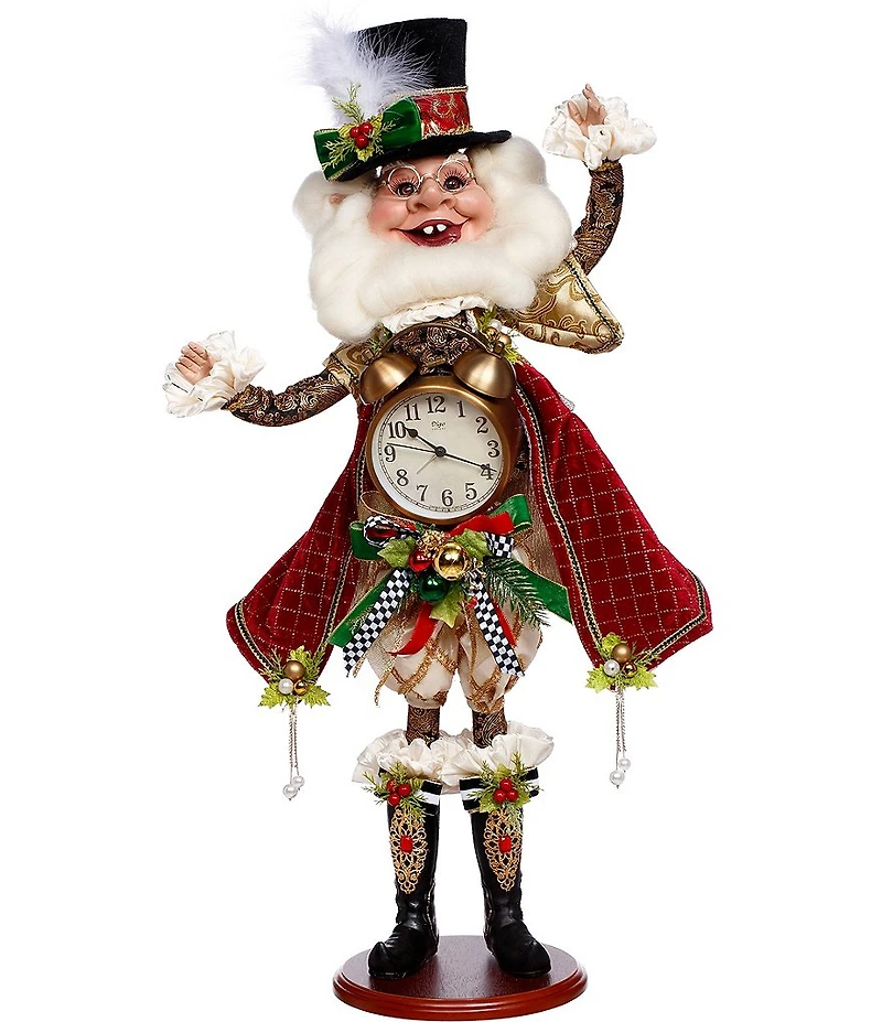 Mark Roberts Christmas Clock Elf Figurine, Medium
