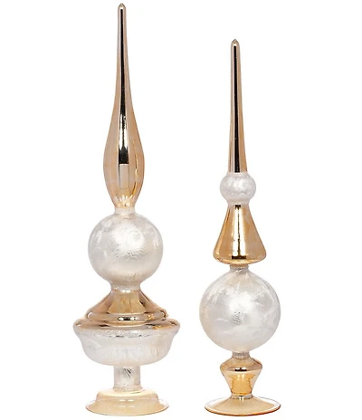 Mark Roberts Christmas Finial, Set of 2