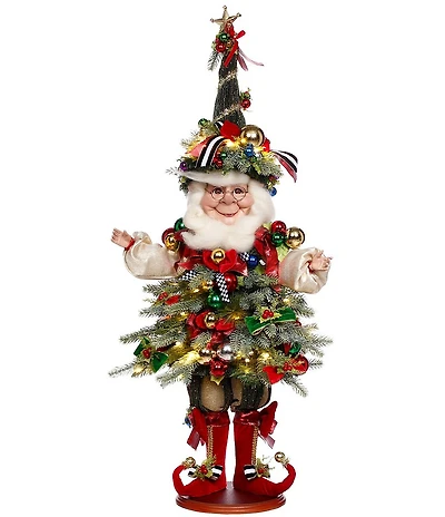 Mark Roberts Christmas Tree Elf Figurine With Lights, Medium