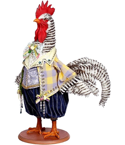Mark Roberts Classic French Rooster Wood Stand Figurine