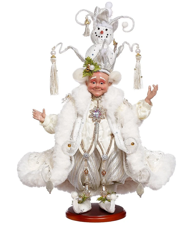 Mark Roberts Elfe De Noel Blanc Figurine