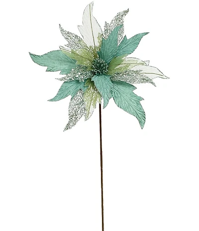 Mark Roberts Fancy Poinsettia Stem, Set of 6