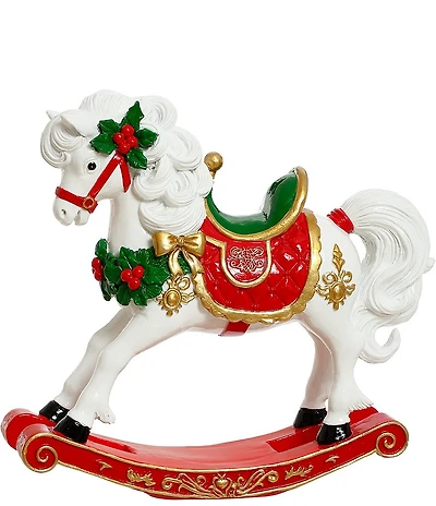 Mark Roberts Festive Rocking Horse Figurine