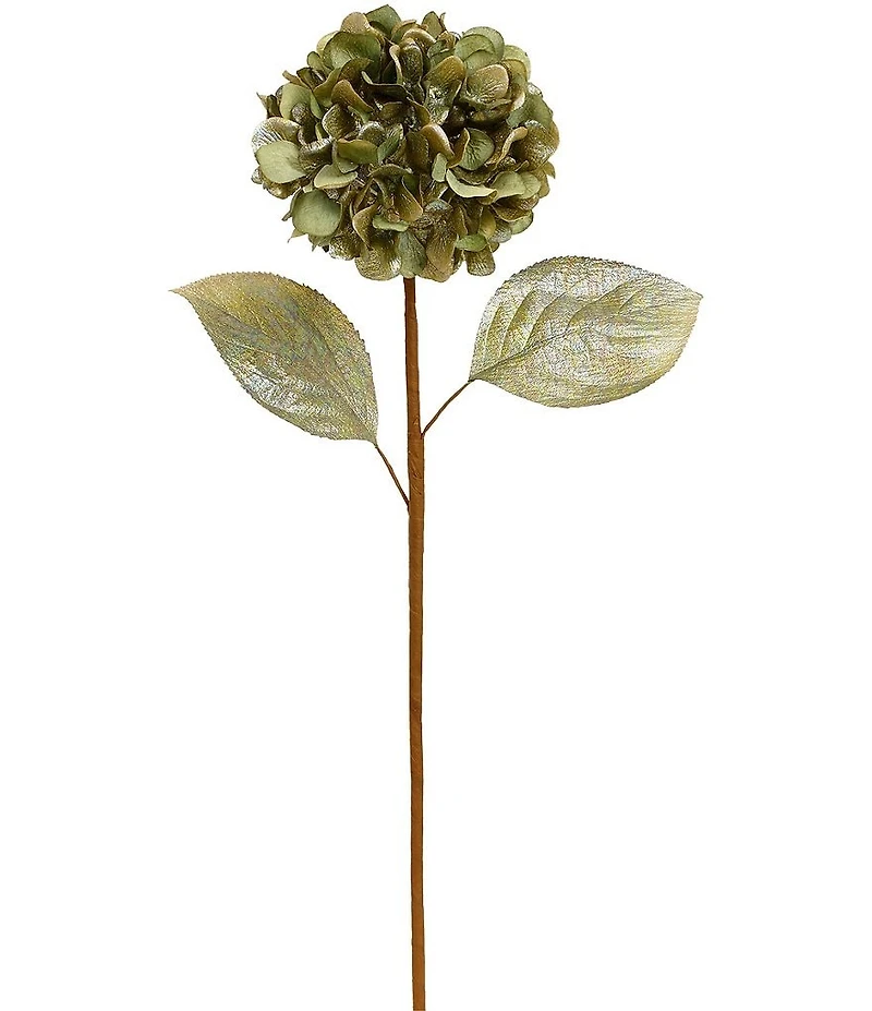 Mark Roberts Glitter Hydrangea Stem, Set of 12