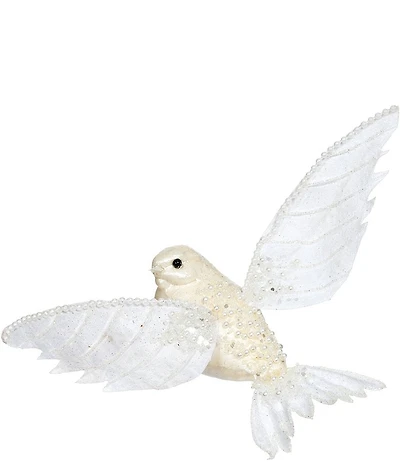 Mark Roberts Glittered Bird With Clip, Set of 6