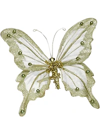 Mark Roberts Glittered Butterfly With Clip, Set of 12