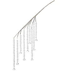 Mark Roberts Hanging Clear Beads Spray, Set of 12