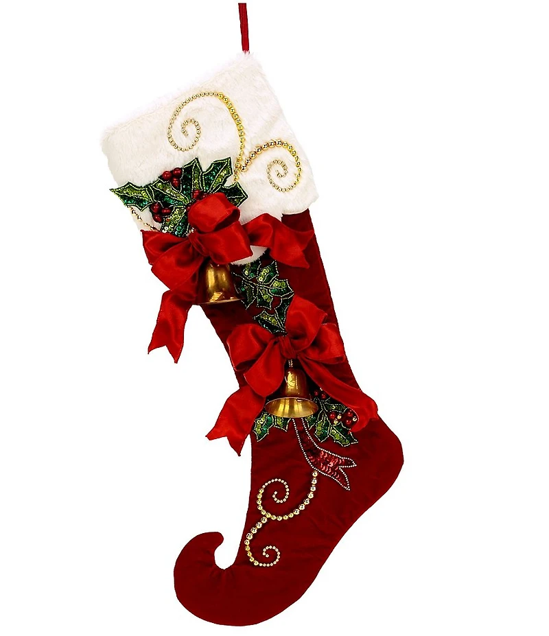 Mark Roberts Holiday Bells Stocking