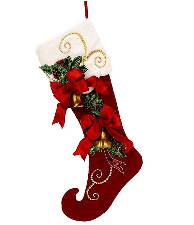 Mark Roberts Holiday Bells Stocking