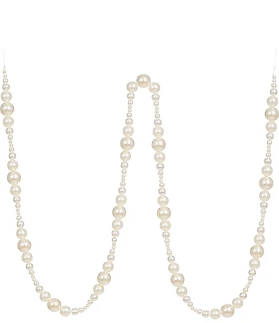 Mark Roberts Holiday Collection 6-ft. Pearl Ball Garland - Set of 6