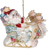 Mark Roberts Holiday Collection 6-Piece Santa on Seahorse Sleigh Set
