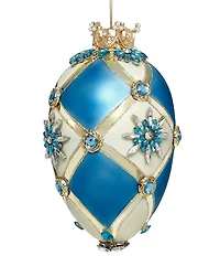 Mark Roberts Holiday Collection Faberge Jewel Egg Hanging Ornament