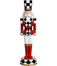 Mark Roberts Holiday Collection Ginger Bread Checkered Hat Nutcracker