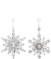 Mark Roberts Holiday Collection Jeweled Snowflakes Ornament, Set of 12