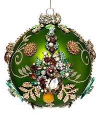 Mark Roberts Holiday Collection Kings Jewel Green Ball Hanging Ornament