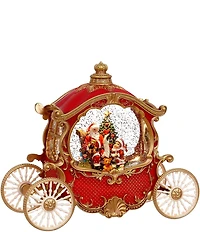 Mark Roberts Holiday Collection Musical Carriage with Santa Tabletop Decor