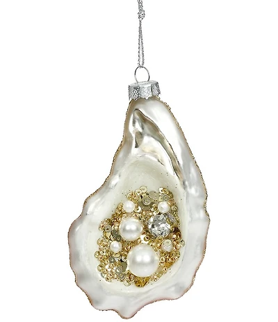 Mark Roberts Holiday Collection Oyster with Pearl Ornament, Set of 12