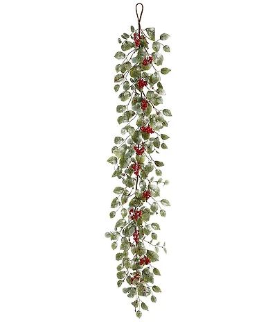 Mark Roberts Holiday Leaf Berry Garland, Set of 3